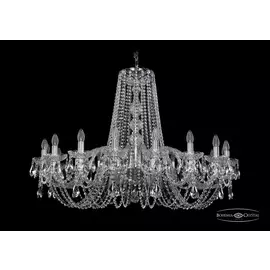Подвесная хрустальная люстра 1402 Bohemia 1402/18/400 Ni