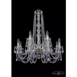 Подвесная хрустальная люстра 1402 Bohemia 1402/8+4/240/h-76 G