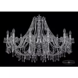 Подвесная хрустальная люстра 1403 Bohemia 1403/12/360 Ni