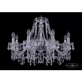 Подвесная хрустальная люстра 1403 Bohemia 1403/8/240 Ni