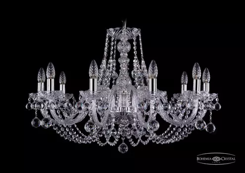 Подвесная хрустальная люстра 1406 Bohemia 1406/10/300 Ni Balls