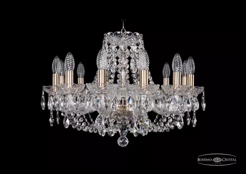 Подвесная хрустальная люстра 1406 Bohemia 1406/12/195 Pa