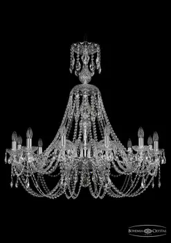 Подвесная хрустальная люстра 1406 Bohemia 1406/12/360/XL-97 Ni
