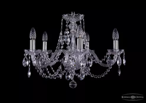 Подвесная хрустальная люстра 1406 Bohemia 1406/5/195 Ni