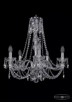Подвесная хрустальная люстра 1406 Bohemia 1406/5/195/h-58 Ni