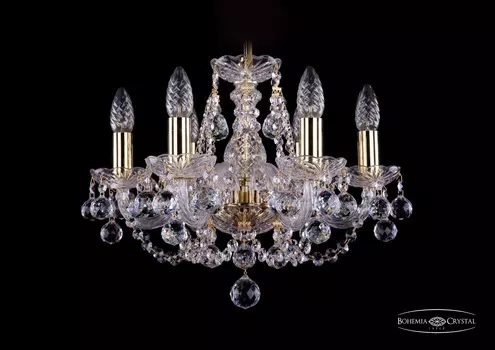 Подвесная хрустальная люстра 1406 Bohemia 1406/6/141 G Balls