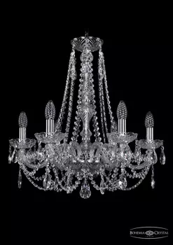 Подвесная хрустальная люстра 1406 Bohemia 1406/6/195/h-58 Ni