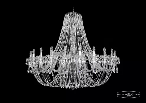 Подвесная хрустальная люстра 1406 Bohemia 1406/24/530 Ni