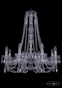 Подвесная хрустальная люстра 1406 Bohemia 1406/8/240/h-75 Ni