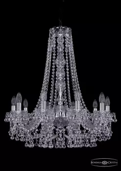 Подвесная хрустальная люстра 1409 Bohemia 1409/10/240/h-76 Ni