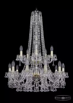 Подвесная хрустальная люстра 1409 Bohemia 1409/10+5/240/h-91/2d G