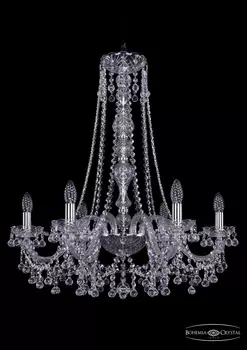 Подвесная хрустальная люстра 1409 Bohemia 1409/6/240/h-75 Ni