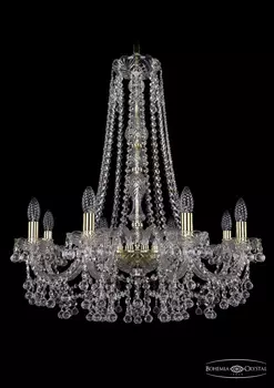 Подвесная хрустальная люстра 1409 Bohemia 1409/8/240/h-75 G