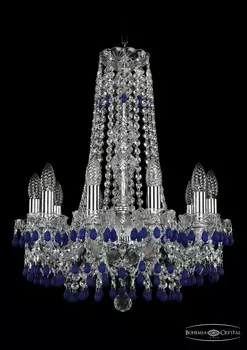Подвесная хрустальная люстра 1410 Bohemia 1410/10/160/h-60 Ni V3001