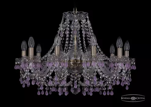 Подвесная хрустальная люстра 1410 Bohemia 1410/10/240 Pa V7010