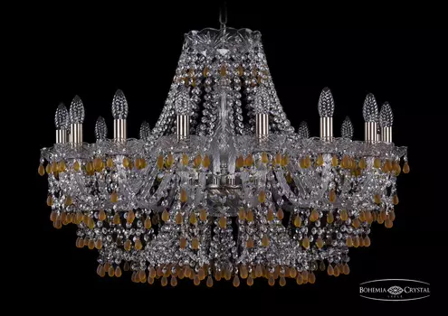 Подвесная хрустальная люстра 1410 Bohemia 1410/16/300 Pa V1003