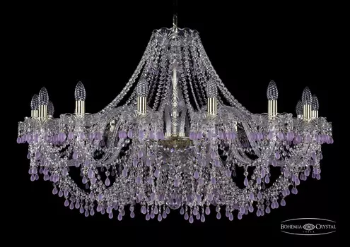 Подвесная хрустальная люстра 1410 Bohemia 1410/16/400 G V7010