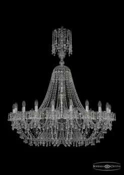 Подвесная хрустальная люстра 1410 Bohemia 1410/20/400/XL-130 Ni V0300