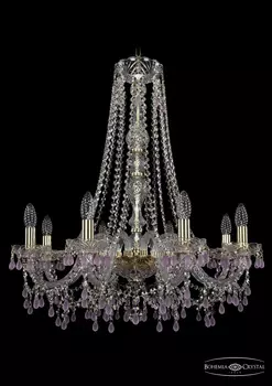 Подвесная хрустальная люстра 1410 Bohemia 1410/8/240/h-74 G V7010
