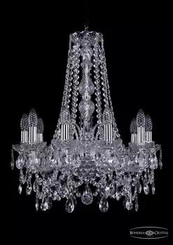 Подвесная хрустальная люстра 1411 Bohemia 1411/10/160/h-64 Ni