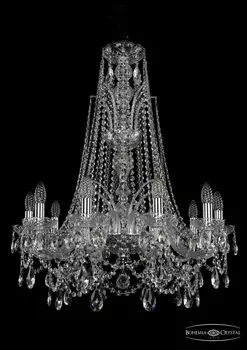 Подвесная хрустальная люстра 1411 Bohemia 1411/10/240/XL-84 Ni