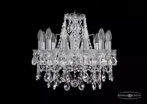 Подвесная хрустальная люстра 1411 Bohemia 1411/12/141 Ni