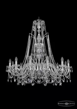 Подвесная хрустальная люстра 1411 Bohemia 1411/12/360/XL-96 Ni