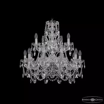 Подвесная люстра Bohemia 1411 1411/10+5/240/2d Ni