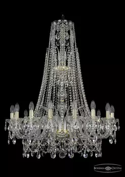 Подвесная хрустальная люстра 1411 Bohemia 1411/16/300/XL-108 G