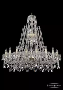 Подвесная хрустальная люстра 1411 Bohemia 1411/20/400/XL-120 G