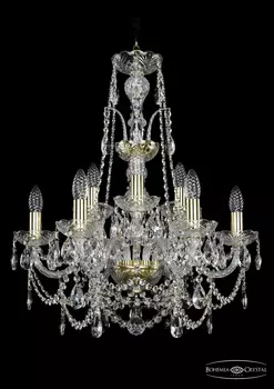 Подвесная хрустальная люстра 1411 Bohemia 1411/6+3/195/XL-65 G