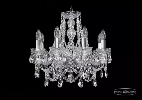 Подвесная хрустальная люстра 1411 Bohemia 1411/8/160 Ni