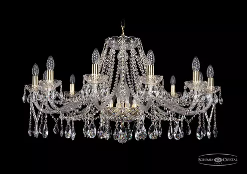 Подвесная хрустальная люстра 1413 Bohemia 1413/12/360 G