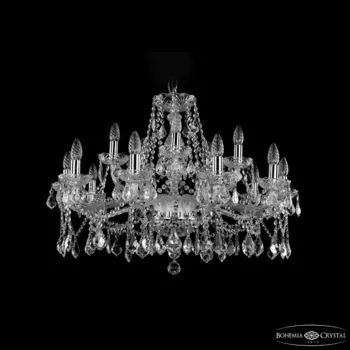 Подвесная люстра Bohemia 1413 1413/10+5/300 Ni Leafs