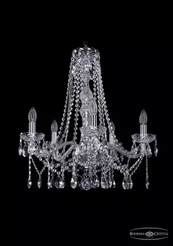 Подвесная хрустальная люстра 1413 Bohemia 1413/5/200/h-60 Ni