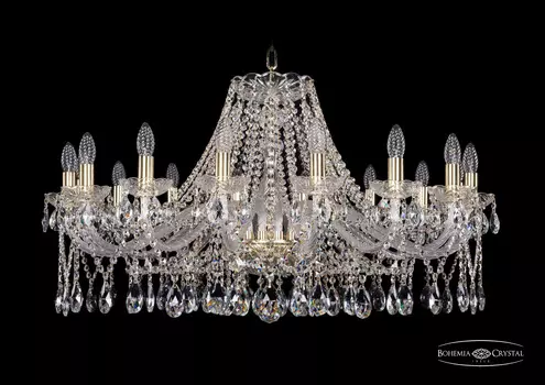 Подвесная хрустальная люстра 1413 Bohemia 1413/16/360 G