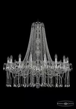 Подвесная хрустальная люстра 1413 Bohemia 1413/16/360/h-100 Ni