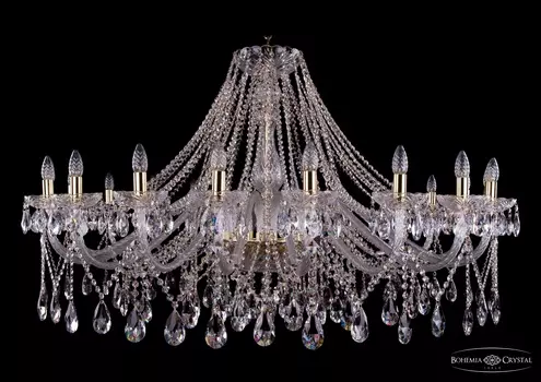 Подвесная хрустальная люстра 1413 Bohemia 1413/20/530 G