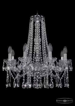Подвесная хрустальная люстра 1413 Bohemia 1413/8/200/h-61 Ni