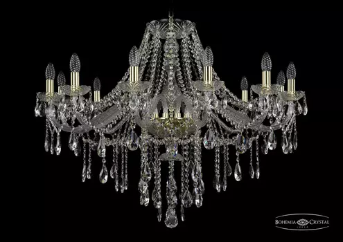 Подвесная хрустальная люстра 1415 Bohemia 1415/12/360 G