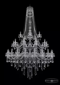 Подвесная хрустальная люстра 1415 Bohemia 1415/20+10+5/530/h-231/3d Ni