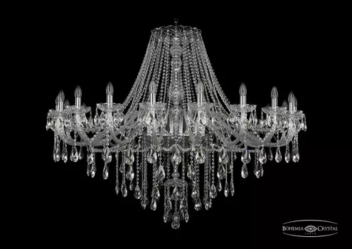 Подвесная хрустальная люстра 1415 Bohemia 1415/20/530 Ni