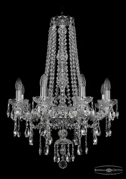 Подвесная хрустальная люстра 1415 Bohemia 1415/8/200/h-76 Ni