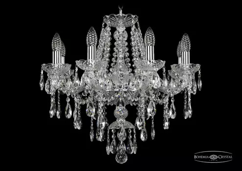 Подвесная хрустальная люстра 1415 Bohemia 1415/8/200 Ni