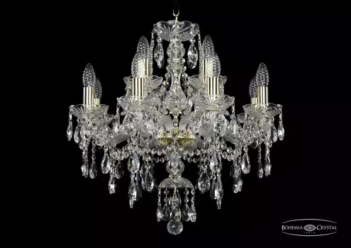Подвесная хрустальная люстра 1415 Bohemia 1415/8+4/200 G