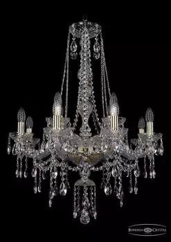 Подвесная хрустальная люстра 1415 Bohemia 1415/8+4/220/h-86 G