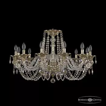 Подвесная хрустальная люстра 1602 Bohemia 16102/12/300 G R801