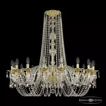 Подвесная хрустальная люстра 1602 Bohemia 16102/12/360/h-96 G