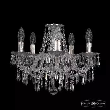 Подвесная хрустальная люстра 1603 Bohemia 16103/5/141 Ni K731