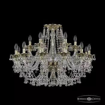 Подвесная хрустальная люстра 1609 Bohemia 16109/12+6/300 G